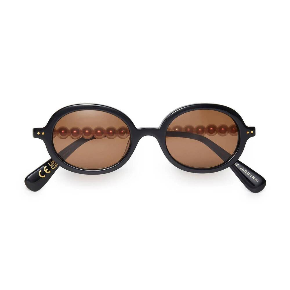NEW LELE SADOUGHI women's austin pearl sunglasses in jet